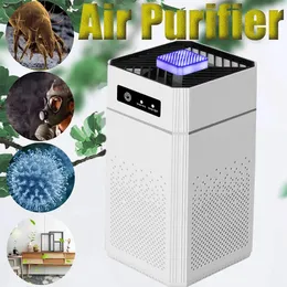 Air Purifier Remove Smoke Odor Formaldehyde Negative Ion Generator with HEPA Filter Protable Cleaner for Car Room Kitchen 240308