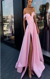 Yellow Bridesmaid Dresses 2019 African Sexy Front Split Off Axla Junior Maid of Honor Gowns Formell bröllop Gästklänning Cheap9907912