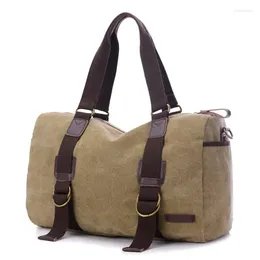 Bolsa JIN QIAO ER Simples Casual Algodão Verde Lona Crossbody Moda Durável Cinto Fivela Centro Bolsa