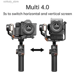 Stabilisatorer HOHEM ISTEADY MT2 Kit är lämpligt för spegelfria kameraåtgärder Smartphones Stabilisator Nikon och Canon 3-Axis Universal Joint Load 1,2 kg Q240320