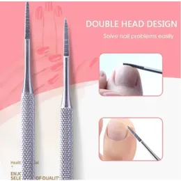 Toe Nail File Foot Nail Care Hook Ingrown Double Ended Ingrown Toe Correction Lifter File Manicure Pedicure Tånaglar Clean Tool