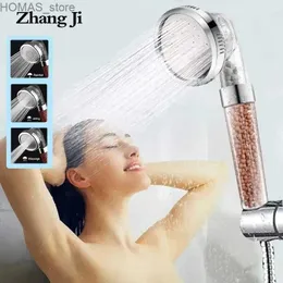 バスルームシャワーヘッドHomeProduct Centeradjustable Spray Shower Headhigh Pressure Water Saving Shower Nozzles Y240319