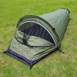 Mat 220x50 cm, campingtältmatta, 210D vattentät oxfordduk utomhusmadrass, markduk för ryggsäck tält, golvmatta