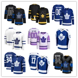 Toronto Maple Custom Leafs Hockey Jerseys 24 Wayne Simmonds Nicholas Robertson Matt Onuska Samuel Richard Victor Mete Timothy Liljegren Matthew Knies John Tavares