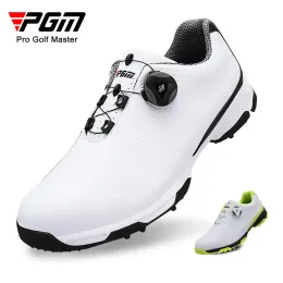 Skor pgm golfskor män sportskor vattentäta knoppar mesh foder andas antislip mens träning sneakers för manlig xz095