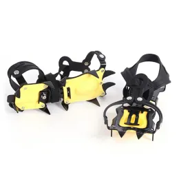 Accessories 1 Pair Hiking 10 Teeth Anti Slip Ice Snow Gripper Spike Boots Covers for Shoes