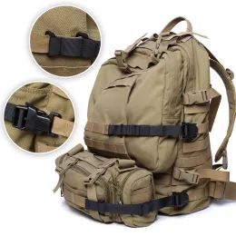 Sacchetti da 4pcs tattici cinghie di molle con clip cinghie di compressione per zaino tattico zaino borse da esterno