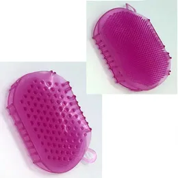 2024 2023 mais recentes luvas de massagem de silicone macias para descascamento de luvas esfoliantes de escova de banho corporal para a pincelada do corpo de banho2.