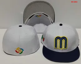 2024メンズ野球メキシコ装着帽子クラシックワールドシリーズヒップホップスポーツソックスフルクローズドルイジアデザインキャップチャポー1995ステッチハート ""ラブハッスルフラワーズa3