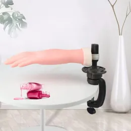 Satser 1 st flexibel mjuk plastflektion mannequin modell målning övning verktyg nagelkonst falsk hand för träning nagelsalong