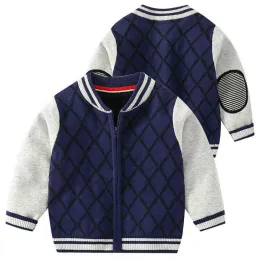 Jackets Autumn Children Outwear Fashion Baseball Shirt Jacket for Boys Baby Bomber Jacket Kids Designer Clothes Casaco Infantil Menino X11