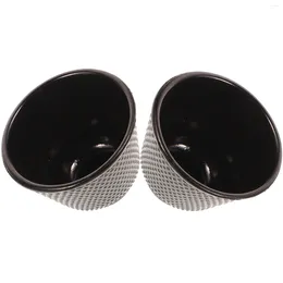 Bicchieri da vino 2 pezzi Tazza da tè in ghisa Stile giapponese Tazze da caffè Set decorativo per caffè espresso delicato retrò