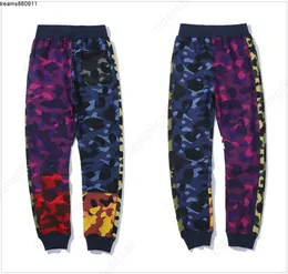 Pantaloni cargo sportivi Designer Skull Pantaloni colorblock scuri Pantaloni sportivi Pantaloni sportivi da jogging Tasca colorata oversize Stampato Camo Stella luminosa