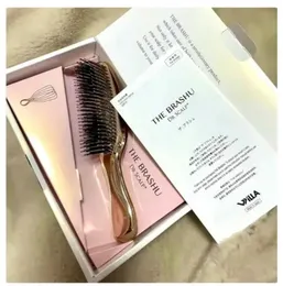 Japansk premiumhuvud Massager Scalp Brush Hårmassager Shampo Brush Våt plastplast Detangling Borste Hårrengöringskam