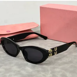 Designer-Sonnenbrillen, Sonnenbrillen für Damen, MU-Cat-Eye-Sonnenbrillen für Damen, Premium-Buchstaben-Sonnenbrillen, Damen-Sonnenbrillen