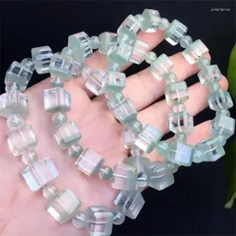 Link bransoletki naturalne przezroczyste ogrodowe kwarc kostki bransoletka kobiety Piękna kolorowa kryształowa energia uzdrawianie mody 1pcs