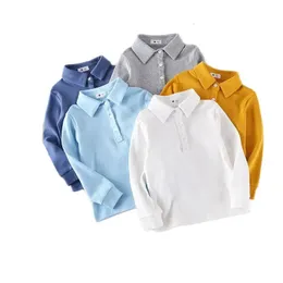 Ins Fashion Camicie per neonati Polo autunnali Top per bambini Abbigliamento per neonati 240311