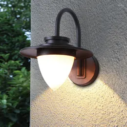 Lampy ścienne nowoczesne oświetlenie na zewnątrz wodoodporne lampy ogrodowe lampy ogrodowe lampki oświetleniowe korytarza korytarza