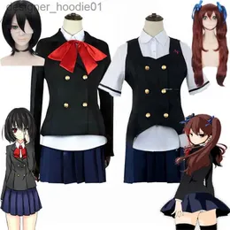 cosplay anime kostümleri başka bir misaki mei akaza izumi, bir Japon okulunda bir kızın rolünü oynamak için anime geldi JK üniforma elbisesi ve bir Cadılar Bayramı WIGC24320