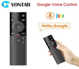 H17 Voice Pilot Control 24G Bezprzewodowy mysz powietrza z IR Edukacyjną Bryoskop mikrofonu dla Android TV Box H96 Max X96 X4 Plus223T26735917