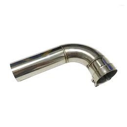 The Car Accessories Exhaust Pipe Stainless Steel 90 Degree Turn Muffler Is Connected To Elbow