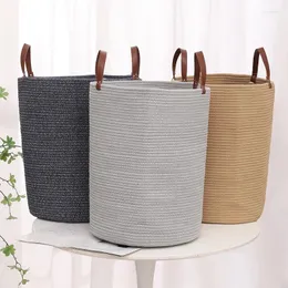 Laundry Bags Large Cotton Rope Basket Durable Dirty Clothes Storage Baby Nursery Kids Organizer