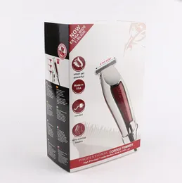 Detalj Red Men039S Electric Hair Clippers Cordtråd Vuxna rakknivar Professionella Trimmers Corner Razor Hairdresse FedEx6168248