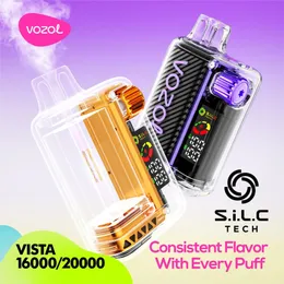 Atacado descartável e vape vozol vista 20000 puffs mini ecigs bar bar dupla malha bobina de 6 níveis controle de potência SMART SLIGT SLIGAR SLIGE