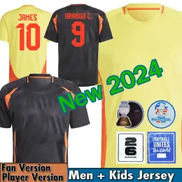 seltener Fußball 24/25 Kolumbien James Soccer Trikots Kids Kit 2025 Columbia National Team Football Shirt Home Away Set Camisetas 2024 Copa America D. Valoyes Arango C. Chucho