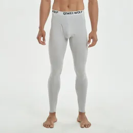 Pantaloni da uomo Pantaloni autunno e inverno Pantaloni caldi sottili lunghi da gioventù Slim Leggings da corsa in cotone a vita media bassa per uomo