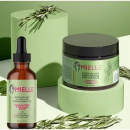 Trattamenti Maschera per capelli originale al rosmarino Nutre in profondità il cuoio capelluto lisciante per capelli 340g Essenza vegetale naturale Ripara i capelli secchi Nuova maschera per la cura dei capelli