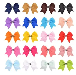 ins ins hot baby solid grosgrain bowbon bows with clips girl hair bows boutique boutique bownps handmade bowknot clips budd اطفال إكسسوارات الشعر