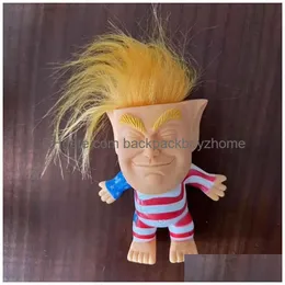 Bomboniera creativa in PVC Trump Doll Prodotti preferiti Giocattoli interessanti Regalo Consegna a domicilio Giardino domestico Forniture festive Evento Dhbga