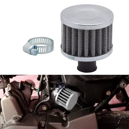 Universal 9MM 12MM 18MM 25MM Car Air Filter for Motorcycle Cold Air Intake High Flow Crankcase Vent Cover Mini Breather Filters