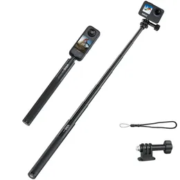 VRIG Uurig TP13 Invisible Selfie Stick för Insta360 One X3 X2 Xone R RS Action Camera W 14 Extended Monopod Pole 240309