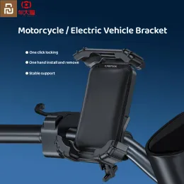 Control Motorrad-Handyhalterung, 360°-Ansicht, universelle Fahrrad-Handyhalterung für 4,77,2 Zoll Handyständer, stoßfeste Halterung, GPS-Clip