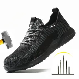 أحذية تولدنت سلامة السلامة أحذية الرجال أحذية الكاحل Kevlar Midsole الصيف التنفس أحذية خفيفة الوزن مقاومة للزيت أحذية رياضية