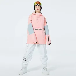 Boots 2023 New Men Women Snowboarding Suit Couple Ski Hoodie Set Winter Windproof Waterproof Skiing Suit Male Female Outdoor Snowsuit