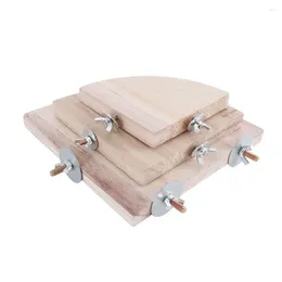 Andere Vogelbedarf Tiere Haustier Hamster Ratte Papagei Holz Plattform Sitzstangen Station Board Stand Rack Spielzeug