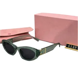 Classic womens sunglasses designer mui mui cat eye mens eyeglasses high quality fashionable letters full frame sun glasses womens polarized ga0124 B4