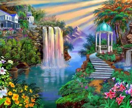 Beautiful scenery DIY 5D Diamond Painting Crafts Cross Stitch Masked Mosaic Diamond Embroidery Sewing Pattern Rhinestone Gifts8823872