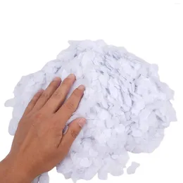 Party Decoration DIY Celebration Paper Confetti Biodegradable Tissue White 0.98 Inch 10000 Pieces Durable