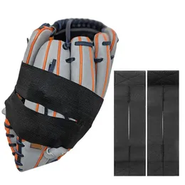 Baseball Glove Wrap Justerbar återanvändbar stretchig baseball Softball Sports Glove Elastic Strap Sports Supplies 240319