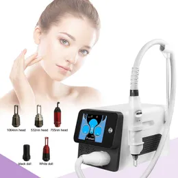 Factory Pico Nd Yag Laser 755 532 1064nm No Pain PMU Tattoo Removal Face Rejuvenation Portable Pico Q Switch laser machine with 5 Laser Probes