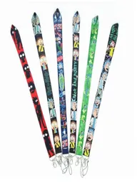 Anime tecknad mode trend halsband band lanyard nyckel id kort fitness telefon med USB -märke clip diy sling material8668331