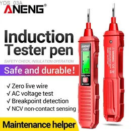 Измерители тока ANENG AC12V-300V Электрический тест-ручка Детектор напряжения ЖК-цифровой дисплей Зуммер Тестер цепей сигнализации Отвертка Изолированная 240320