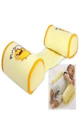 Comfortable Cotton Anti Roll Pillows Lovely Baby Toddler Safe Cartoon Sleep Head Positioner Antirollover for Baby Bed7693380