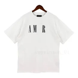 Sommer Amirirs T-Shirt Herren Tee Fashion Inkjet Druckmuster Man T-Shirt Cotton Casual Tees Kurzarm Amirirs Streetwear Luxuskleidung T-Shirts 624