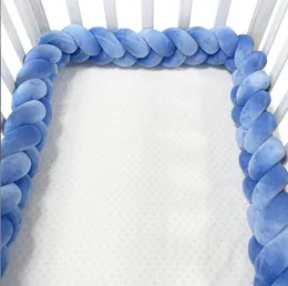 Bedding Sets 4M Baby Bed Bumper On The Crib Set For Born Cot Protector Knot Braid Pillow Cushion Anticollision 220718 Drop Delivery Dhq