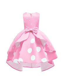 Vestido de princesa bufante com bolinhas para bebês meninas para festa com sopro em seis cores para 212 anos 4035458